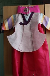 Корейский костюм Ханбок на праздники в Астане