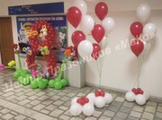 Уникальные букеты и фигуры в Алматы
